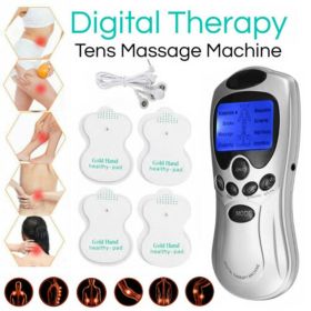 Electric Tens Unit Machine Pulse Massager Muscle Stimulator Therapy Pain Relief- SPAIN