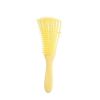 Detangling Hair Brush Massage Wet Hair Comb Detangler Hair Brush Wavy/Curly Wet/Dry/Oil/Thick Hair - Yellow