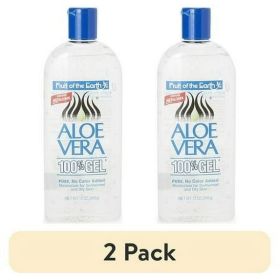 (2 pack) Fruit of the Earth Aloe Vera Moisturizing Gel, Unscented 12 oz