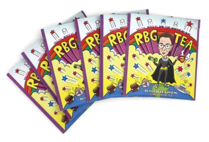 Ruth Bader Ginseng: Organic Lemon Ginseng Green Tea (Caffeinated)20pk (Eco Choice - No Cube)