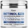 Retinol Pro Collagen Face Cream with Hyaluronic Acid Day and Night Moisturizer for Women Men - Kinpur Organic Cosmetics
