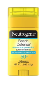 Neutrogena Beach Defense Sunscreen Stick SPF 50+, Face & Body, 1.5 oz