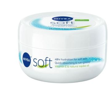 NIVEA Soft Refreshingly Soft Moisturizing Cream for Face, Body and Hands, 6.8 oz Jar