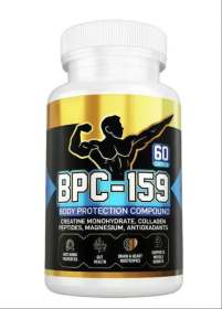 BPC-159 Peptide 60 Capsules - BPC-157 mixed with creatine monohydrate, collagen peptides and magnesium, gluten-free