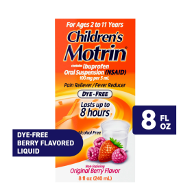 Children's Motrin Ibuprofen Kids Medicine, Berry Flavored, 8 fl. oz - Children's Motrin Ibuprofen Kids Medicine,