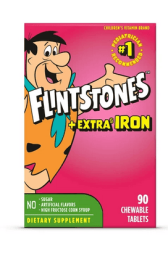 Flintstones Chewable Kids Vitamins + Extra Iron, with Vitamin D, 90 Count - Flintstones Chewable Kids