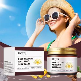 Beef Tallow Moisturizing Sun Balm | Gentle Mineral Sun Cream  - Mutton Tallow Moisturizing Cream