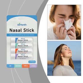 4 Pack Aromatherapy Nasal Inhaler Sticks for Daily Energy Boost & Relaxation - Nasal Care Set