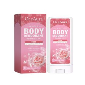 OceAura Rose Body Deodorant Stick-Reduces Underarm Odor Long-lasting Scent - 1box