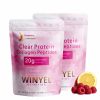 WINYEL Nutrition Clear Protein Collagen Peptides, Raspberry Lemonade, 20g Protein - 2 PCS