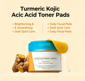 Turmeric Kojic Acid Toner Pads with Tranexamic Acid