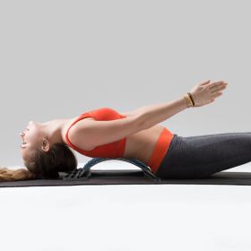 Back Stretcher for Pain Relief, 3 Level Adjustable Back Cracker Board, Relief for Scoliosis Aid, Spine, Herniated Disc - 2pcs