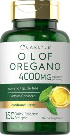 Carlyle Oregano Oil Supplement | 150 Softgel Capsules | Contains Carvacrol - capsule