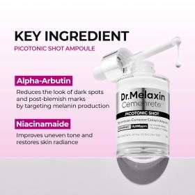 Dr.Melaxin Cemenrete Picotonic Shot Calcium Serum | Anti-aging Dark spot care 1.01 fl.oz.