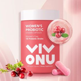 Women's Probiotic,Prebiotics ,60 Billion CFUs, Boost Immune, Digestive, Gut, Promote Healthy Vaginal Odor & Vaginal Flora - capsule