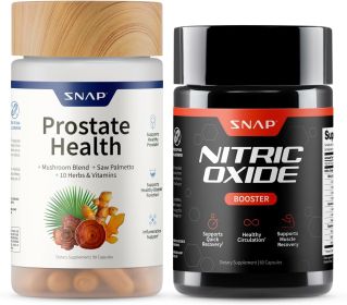 Male Prostate Health and Nitric Oxide Supplement, containing 90 + 60 vegetarian capsules - suit