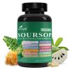 Soursop supplement containing 20 herbal extracts- Vegan, 60 capsules. - 1 PCS