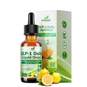 GLP-1 Supplement Liquid Drops w. Berberine Ceylon Cinnamon Green Tea Fiber, for Women & Men - 1 PCS