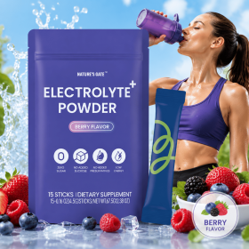 Zero Sugar Berry Electrolyte Powder 15 Single Serve Sticks - Blackberry flavor
