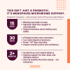 SEASON34 3-in-1 Menopause Probiotic for Women 40+ | Vaginal Care + Skin, Gut & Bloat Support | Prebiotic Fiber & Postbiotics