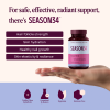 SEASON34 Menopause Beauty Blend for Women 40+ | Keratin Peptides for Thinning Hair & Scalp Coverage | Hormone-Free, 60 Ct,