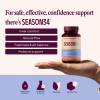 SEASON34 Menopause Urinary Support for Women 40+ | with D-Mannose & 48mg PAC Cranberry | Hormone-Free| 60 Capsules