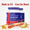 Dr. Robin's Super Antarctic Krill Oil 60 Capsules with Omega 3 EPA DHA Phospholipids Astaxanthin Supports Heart & Overall Health Supplement - DRKOS-2