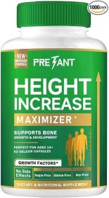 PRETANT-Growth Capsules to Grow Taller - Height Increase Maximizer with Calcium for Bone Strength -Natural Get Taller Supplement