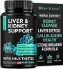 Liver Cleanse Detox Repair Milk Thistle Dandelion Root Choline Artichoke Extract 60 Capsules - Yishiqi