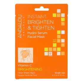Andalou Naturals Instant Brighten & Tighten Facial Mask - Vitamin C - Case Of 6 - 0.6 Fl Oz - Default