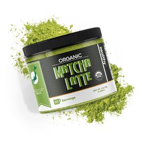Organic Matcha Latte Pure Japanese Tea Blend with Ashwagandha & Maca Matcha Tea Powder with Natural Coconut Milk & Vanilla