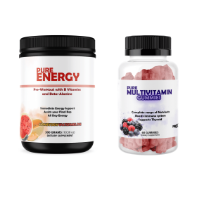 Energy Bundle Pre-Workout and Multi-Vitamins - Pure Energy - Pure Multivitamins Gummies