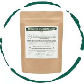 BeNat Natural Activated Charcoal Mask for Deep Cleansing & Skin Clarifying Exfoliating Facial Treatment