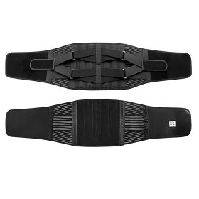 Back Support Brace Breathable Mesh Lumbar Support Belt Adjustable Lower Back Brace with Stays and Springs for Pain Relief for Men Women - L