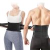 Back Support Brace Breathable Mesh Lumbar Support Belt Adjustable Lower Back Brace with Stays and Springs for Pain Relief for Men Women - XXL