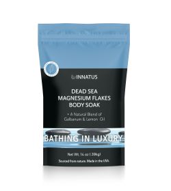 Pure Dead Sea Magnesium Flakes Clarity Soak – Relaxing & Replenishing 14oz Bath Soak for Muscle Recovery