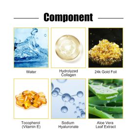 EELHOE Collagen Gold Eye Mask Firming Eye Patches For Dark Circles And Puffy Eyes - 1pcs