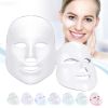 Light Therapy LED Face Mask || Anti-Aging Anti Acne Anti Wrinkle with Free Gift - white