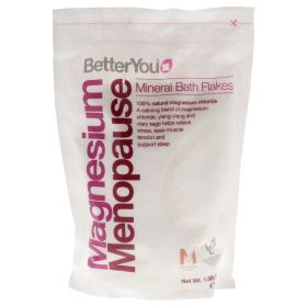 Menopause Mineral Bath Flakes by BetterYou for Women - 26.4 oz Bath Salt - Women - 26.4