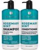 Rosemary Oil and Mint Shampoo and Conditioner Set Sulfate Free with Peppermint Moisturizing Products for Women and Men- Bellisso