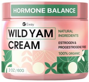 Wild Yam Cream for Hormone Balance Deep Moisturizing Hormone Support Organic for Women 2 OZ - Eway