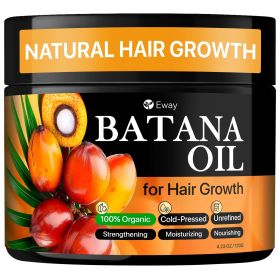 100% Raw Batana Oil for Hair Growth Promotes Hair Density Reduces Split Ends for Women and Men 4.23oz - Eway