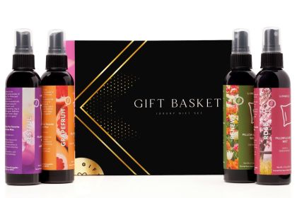 Luxury Dead Sea Spa Gift Set – Bath Salt, Mud Mask, Lavender Facial Spray & Essential Oil –(unisex)