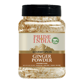 Pride of India | Ginger Fine Ground 6 oz (17 gm) Gluten-Free