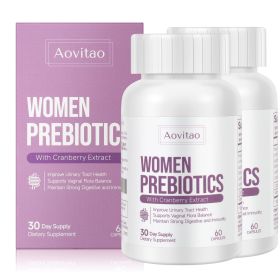 Pre and Probiotics for Women Hormone Balance Female Gut Health Mood Supplement UT Health with Cranberry Extract* 2Packs