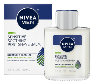 NIVEA MEN Sensitive Soothing Post Shave Balm, 3.3 fl oz Bottle
