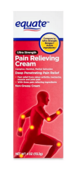 Equate Ultra Strength Pain Relief Cream, 4 oz