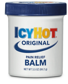 Icy Hot Original Extra Strength Topical Pain Reliever Balm and Numbing Muscle Rub Cream for Joint Pain Relief