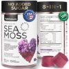 Multimineral Irish Sea Moss Gummies for Immunity Thyroid Health Skin Detox with Black Seed Oil Bladderwrack Ashwagandha-Wellneum