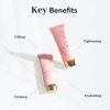 Collagen Mask Improving Hydration, Firming - Hydrolyzed Collagen Peptides Glass Skin Korean Skincare for Face 2.5 fl.oz - Nowater